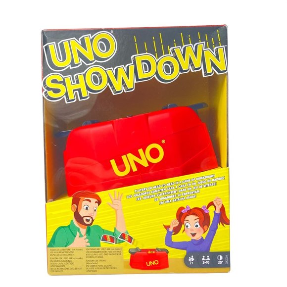 NEW UNO Showdown Electronic Card Game. A Card Shooting Smackdown - Picture 1 of 7